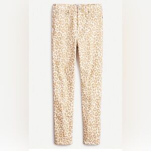 J Crew Leopard Print Jeans